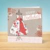 G1992 Delightful Dress Birthday Card Front
