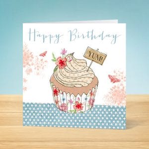 Cupcake Birthday Card Front