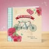 V16111 Tandem Bike Valentines Card