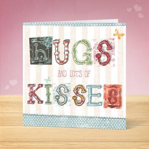 Hugs and Kisses Valentine's Card