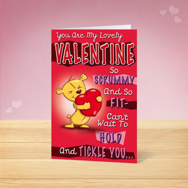 V16130 Lovely Bits Valentine’s Card Front