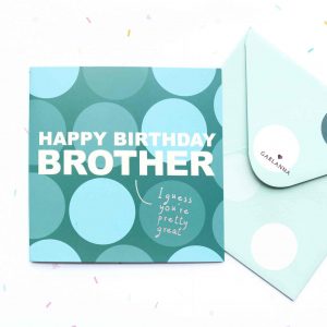 Brother birthday card