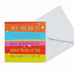 Graduation Card  YAY! You did it!