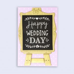 3D Wedding Easel Card