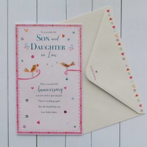 Anniversary Card <br/> Son and Daughter in Law