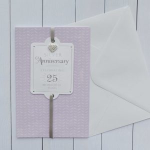 Anniversary Card <br/> Silver Wedding 25 Years