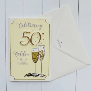 Anniversary Card <br/> Golden Wedding 50 Years