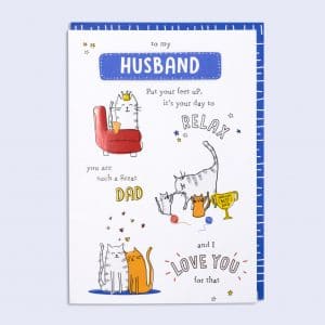 Father's Day <br> Husband Multi Caption card