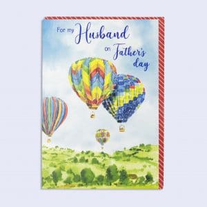 Father's day <br> Husband Hot Air Balloons