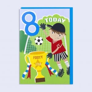 Rainbow  8th Birthday Card