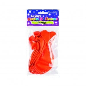 Orange 8 Pack Balloons