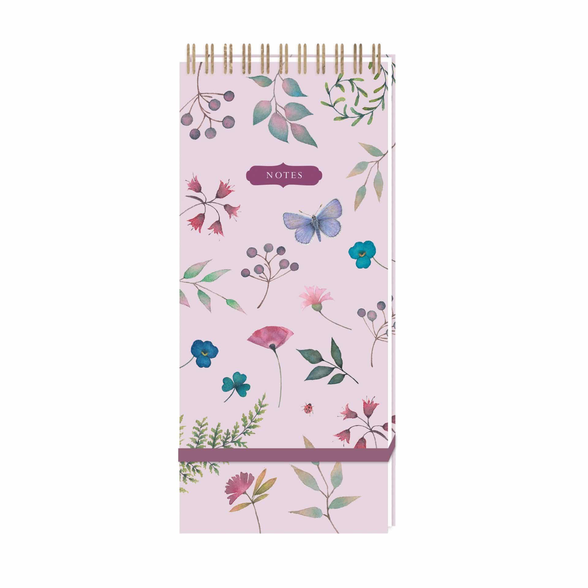 Vintage Garden Butterfly List Pad Garlanna Greeting Cards