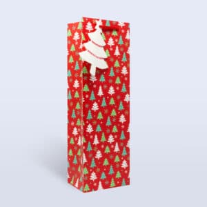 Christmas Bottle Bag <br/> Christmas Trees
