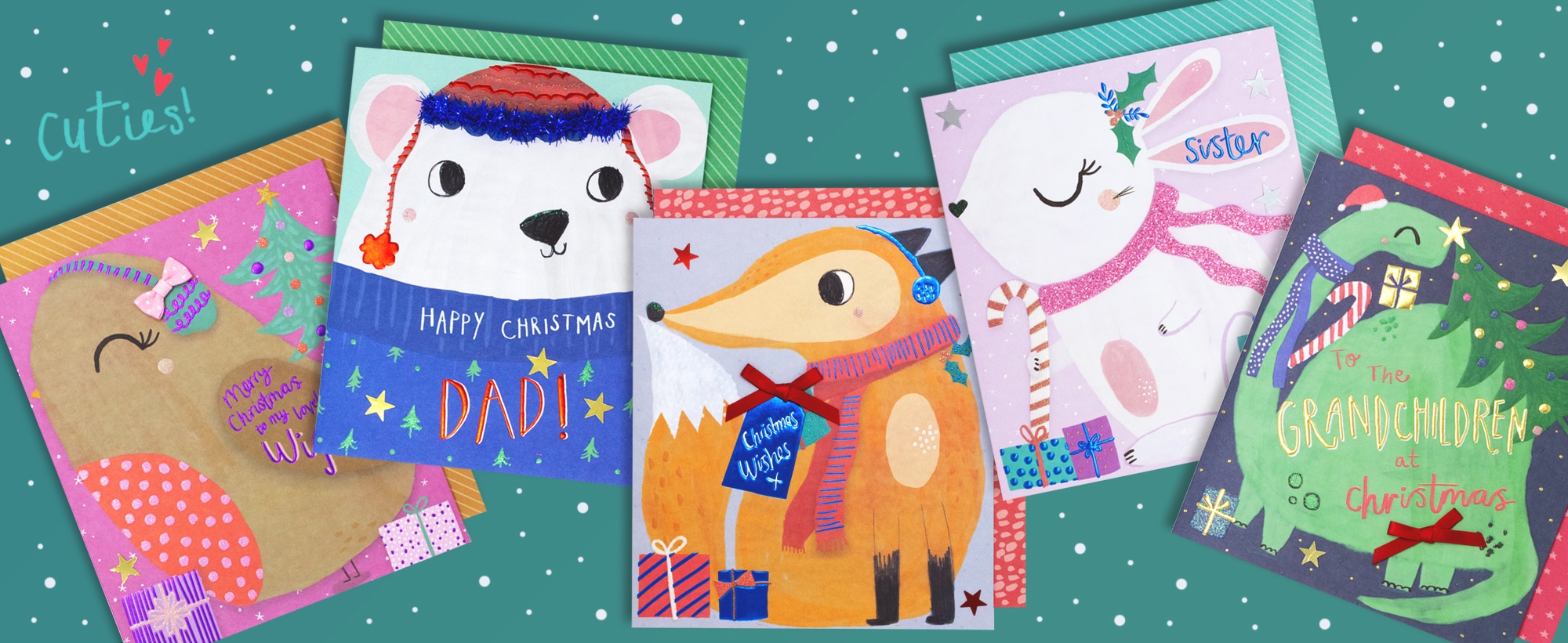 Greeting Cards & Gifts Ireland 3 cuties christmas cards