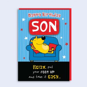 Just to Say <br/>Birthday Card <br/> Son