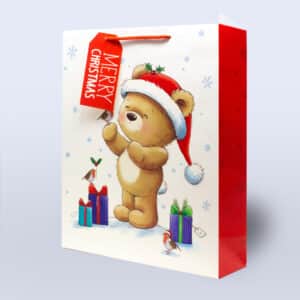Large Christmas Bag <br/> Teddy Bear