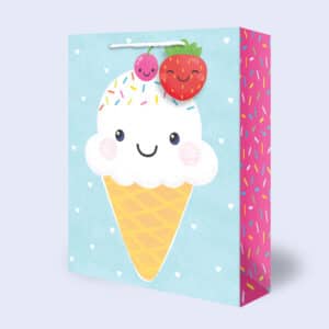 Large Gift Bag <br/> Ice-cream & cherry